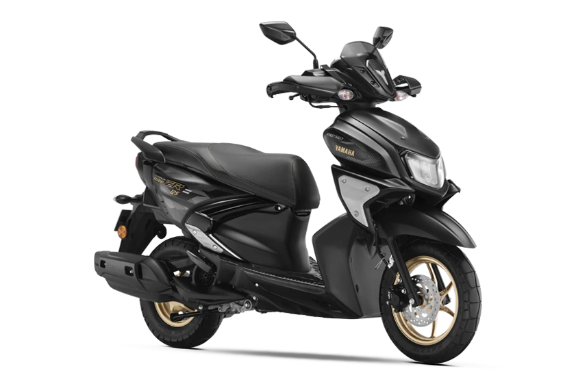 Yamaha Ray-ZR 125FI Street Rally Hybrid Disc Light Grey Vermillion and Matte Black image
